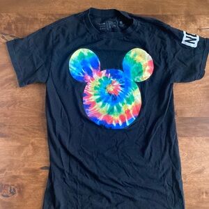 Neff Tilly’s tie dye tye Disney Mickey Mouse Ears tshirt shirt size small S